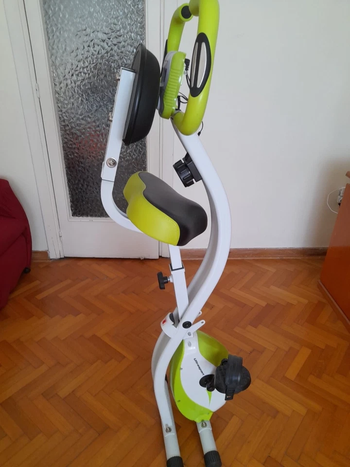 Ultrasport F-Bike Cyclette Pieghevole con Display LCD, Sella Comfort, 130kg - Immagine 4 di 4