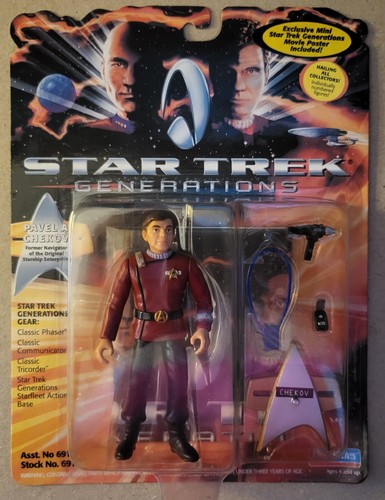 Star Trek Generations Pavel Chekov Action Figure