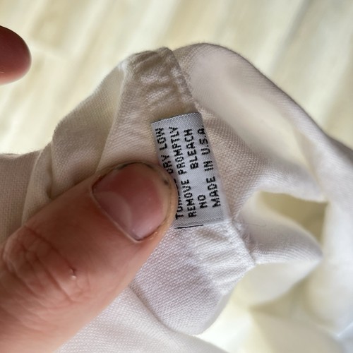 Band of Outsiders White Oxford Shirt Cotton XS Made in USA - Picture 7 of 7