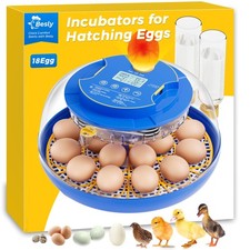 18 Incubators for Hatching Eggs, Automatic Egg Turning and Humidity Control,