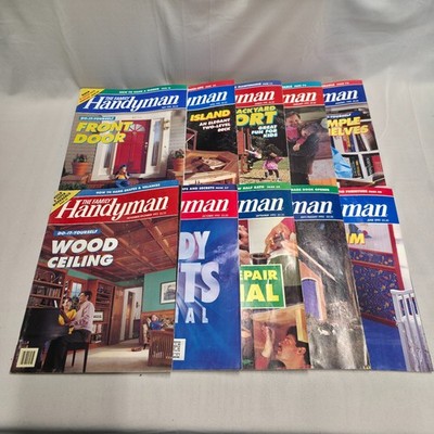 Family Handyman DIY Magazine Lot 1993 Full Year 10 Issues January - December