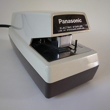 Panasonic Electric Stapler Model: AS-300-Uses Standard 1/4" Staples-Japan-Works