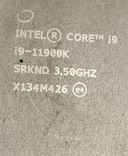 Intel i9-11900K 3,50GHz 8 Kerne 16 Threads 16MB LGA1200 Desktop CPU *LESEN!* - Bild 2 von 4
