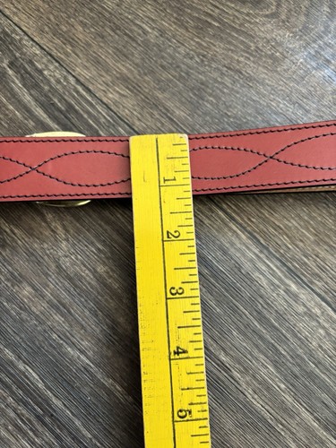 Vintage USA Made 30" Braun Western Leder Gürtel - Bild 4 von 10