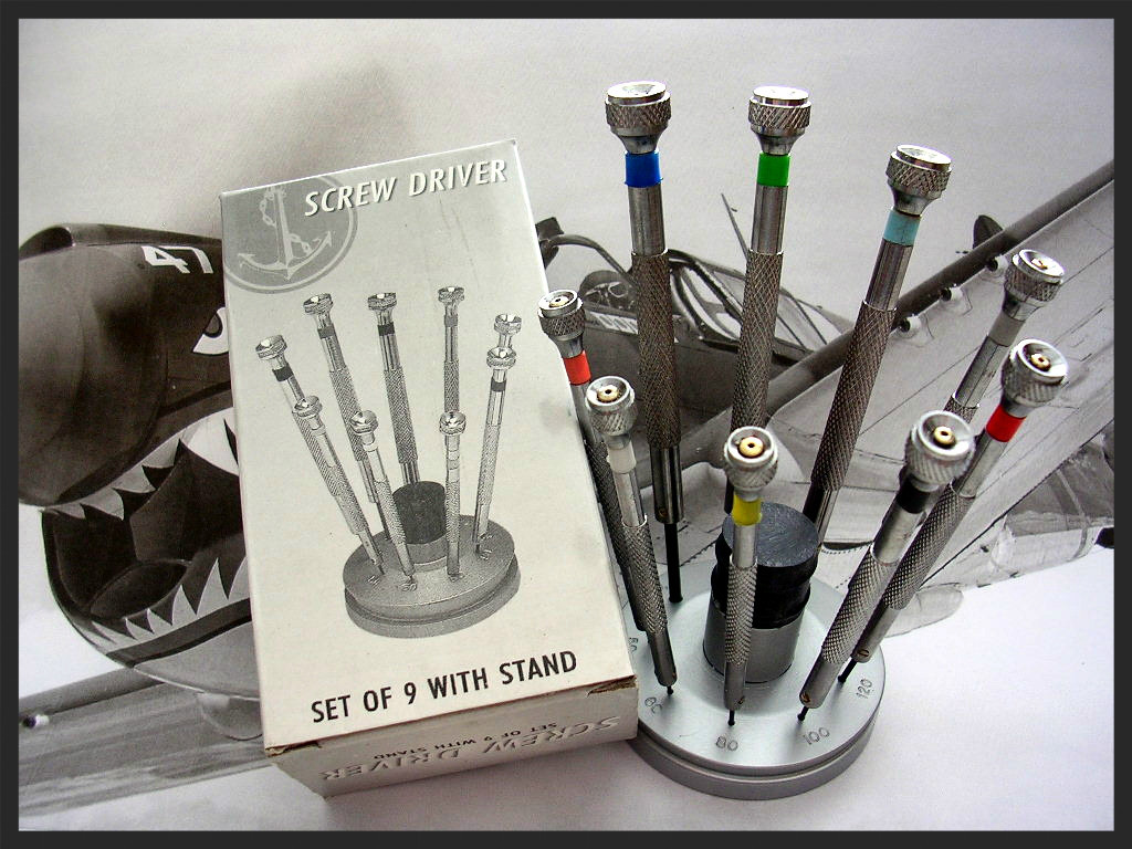 9-Piece Swiss Watchmaker Screwdriver Set – Hardened Tips For Precision Jewelry & Watch Repair 6 thumbnail image