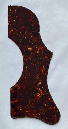 For Gibson J45 & J50 Acoustic Crystal Self Adhesive Guitar Pickguard Sheet,Brown