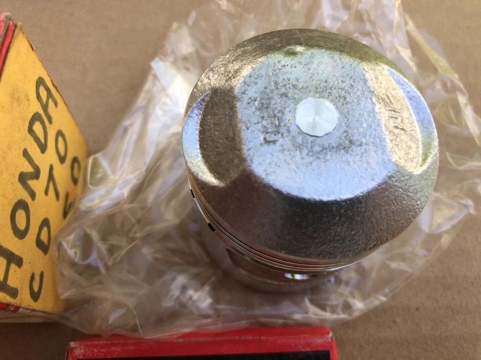 HONDA CT70 XL70 C70 CL70 1977 1978 1979 поршень и кольца 2-й O/S 0,50 мм набор N.O.S - Изображение 3 из 4