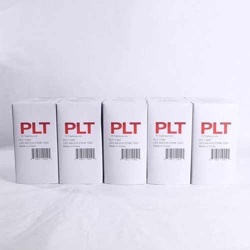 PLT A19 LED Light Bulbs 10 Pack Energy Efficient 9W=60W 750 Lumens - Warm White - Picture 3 of 7