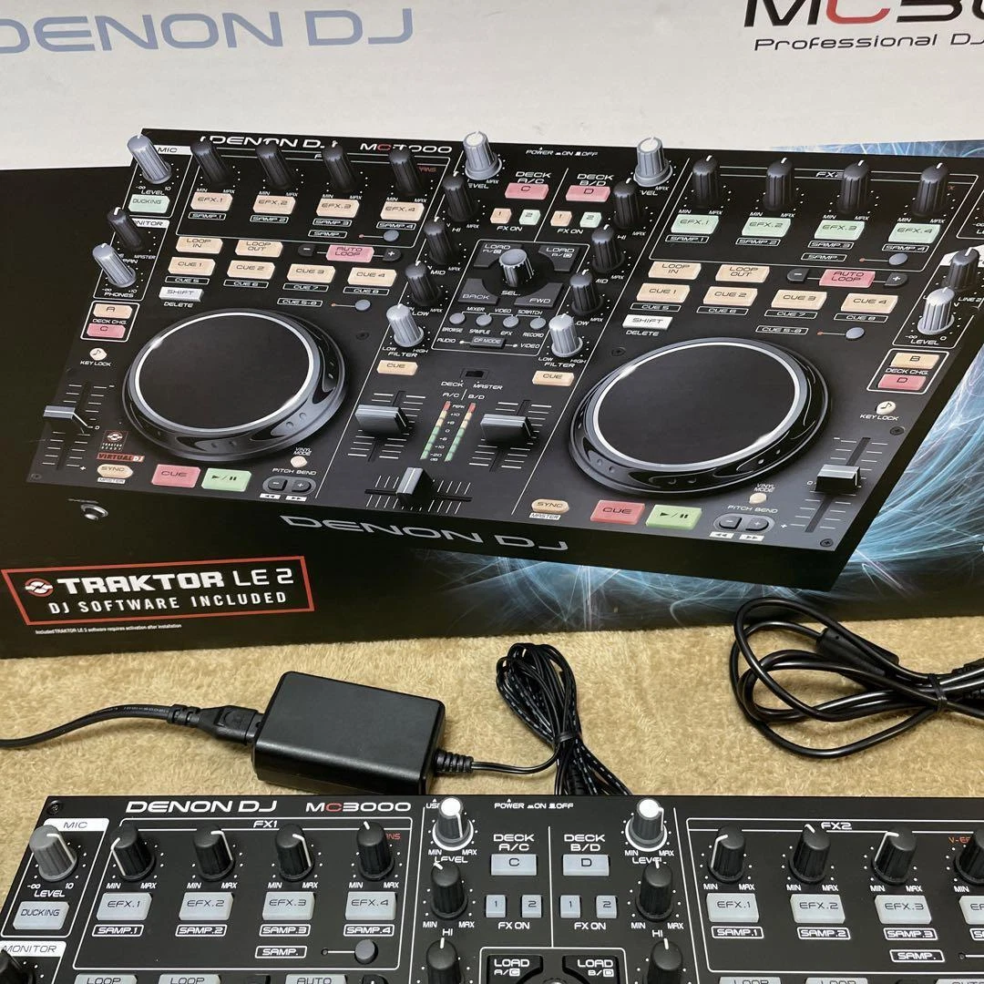 DENON MC3000 USB MIDI DJ Controller Black