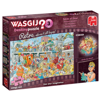 Jumbo 19169 Wasgij Destiny 3 Retro Sandige Zeiten! 1000 Teile Puzzle