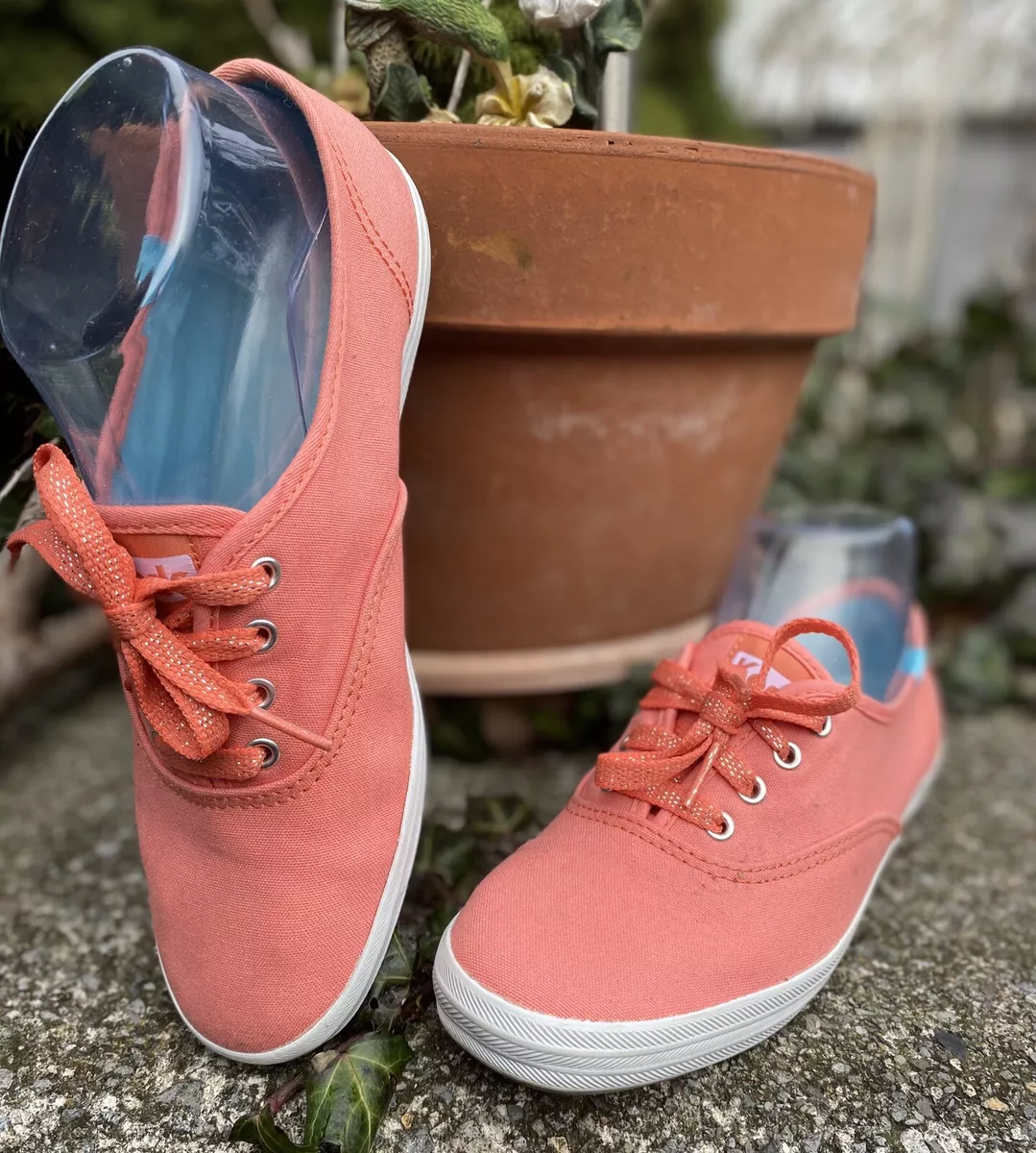 Keds Womens Pink Round Toe Lace Up Sneaker Athletic Size 6.5 | eBay