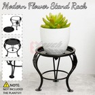 Modern Plant Stand Garden Rack Metal Flower Shelf Rack Shelving Indoor Outdoor