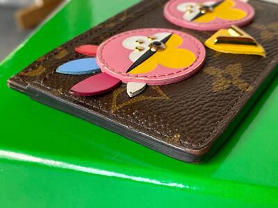 Authentic Louis Vuitton Monogram Lovely Birds Owl Card Holder | eBay