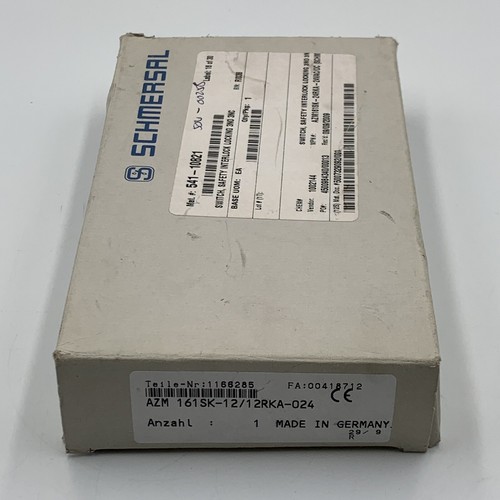 Schmersal AZM 161SK-12/12RKA-024 Safety Interlock Locking Switch New - Picture 2 of 9