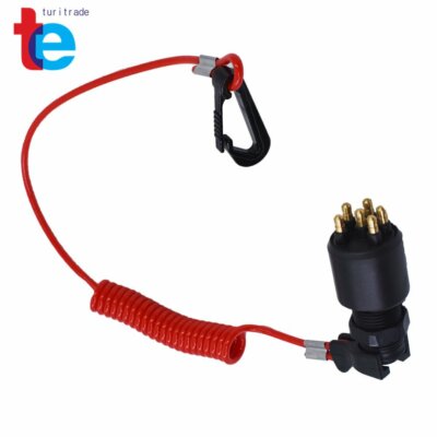 Ignition Switch & Lanyard 5005801 175974 For OMC BRP Johnson Outboard Motor Ignition Switch & Lanyard 5005801 175974 For OMC BRP Johnson Outboard Motor