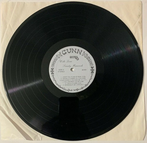AUTOGRAPH RARE Sandy Hancock With Love LP Vinyl Jazz Gunn Records VG++/VG++ - Picture 7 of 8