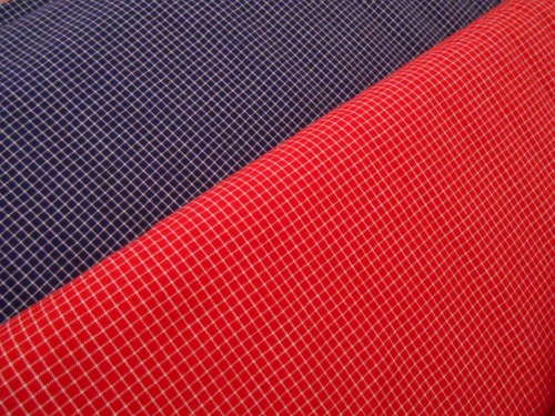 CHECK FABRIC VINTAGE - PER/MT. - COTTON - LINEN COTTON - TARTAN - MICROCHECK - Picture 13 of 27