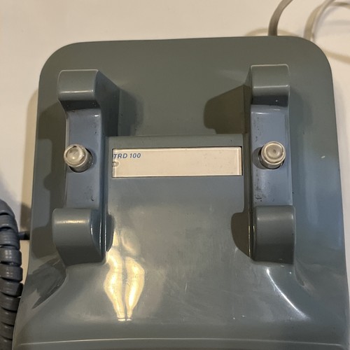 Vintage lata 1980. AT&T Tradycyjny 100 Niebieski Telefon Przewodowy stół biurkowy - Zdjęcie 6 z 10