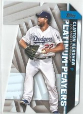 Clayton Kershaw 2021 Topps Series 1 Platinum Players Die-Cut #PDC-9