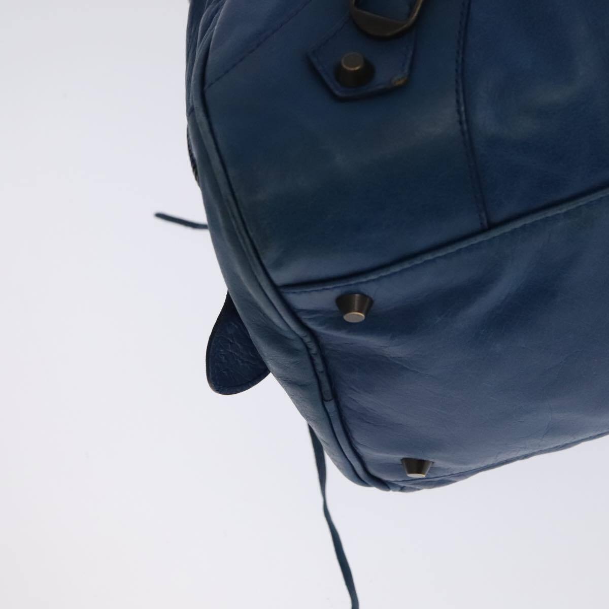 BALENCIAGA Hand Bag Leather 2way Blue Auth mr794 | eBay BALENCIAGA Hand Bag Leather 2way Blue Auth mr794 | eBay