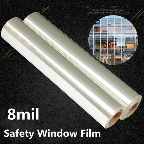 Rollo 1.52x3M 8mil Película de Seguridad para Ventana Casa Banco Película Protectora a Prueba de Roturas - Imagen 8 de 12