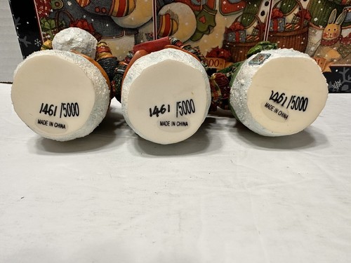 LANG & WISE MILLENNIUM COLLECTION 1999 - 2001 SUSAN WINGET SAM SNOWMAN LE5000 - Picture 9 of 13