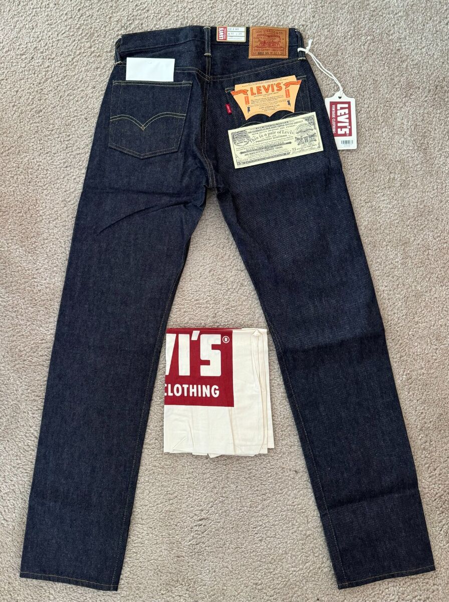 【新品未使用】LEVI’S A501 W32 L34 🇯🇵Levi's Vintage Clothing 1954 501 Jeans Size 32x34 Made