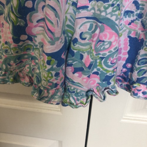 Lilly Pulitzer Girls Brienne Romper Size 12/14 Halter Top Built In Shorts - Picture 4 of 10