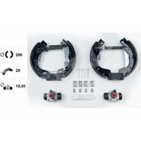 Textar Bremsbackensatz Bremsbacken Hinten FüR Opel Corsa C F08 F68 W5L