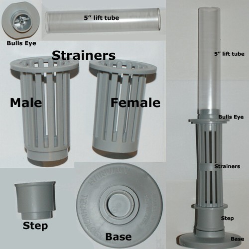 Premium Sponge Filters air/water pump-  Combos/Parts. Muck, Fry, & Shrimp - Picture 10 of 10