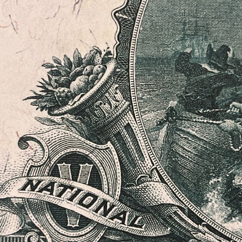 Reproducción Billete de Banco Nacional de $5 1902 Dickinson ND Merchants Nat’l Bank Copia - Imagen 8 de 10