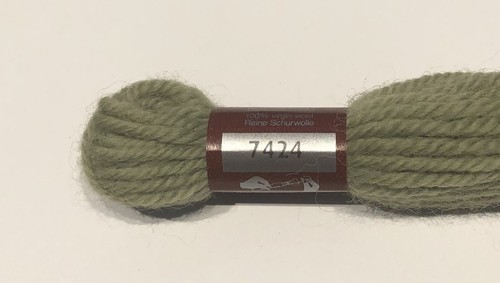 3 PC NEW DMC 7424 Drab Olive Laine Colbert Tapestry Embroidery Wool 8 m - Picture 2 of 2