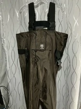 TIDEWE Neoprene Waders,  Chest Waders, Size 6 Solid Brown