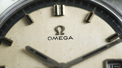 AaA❤︎ Vintage Omega Seamaster Cosmic Winding 35mm Date Men Steel Watch