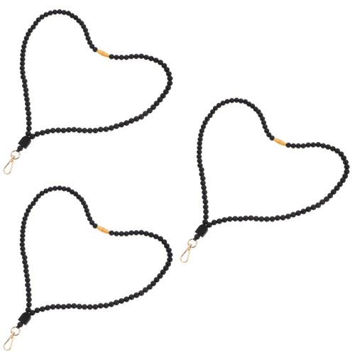 3 Pieces Straps Man Beaded Lanyard Theft - Zdjęcie 2 z 12