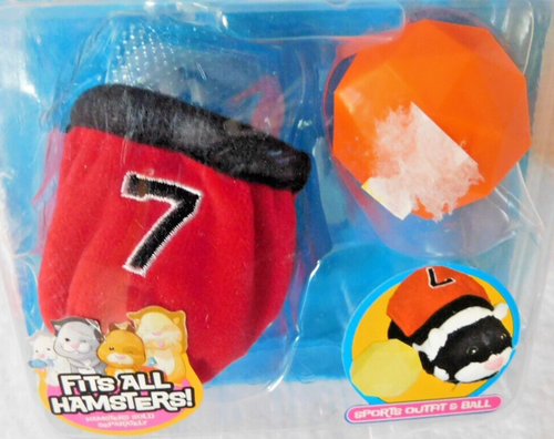 Zhu Zhu Mascotas Hámster Rojo Deportes Fútbol Conjunto y Pelota Naranja Se Adapta a Todos los Hámsteres NUEVO - Imagen 4 de 4