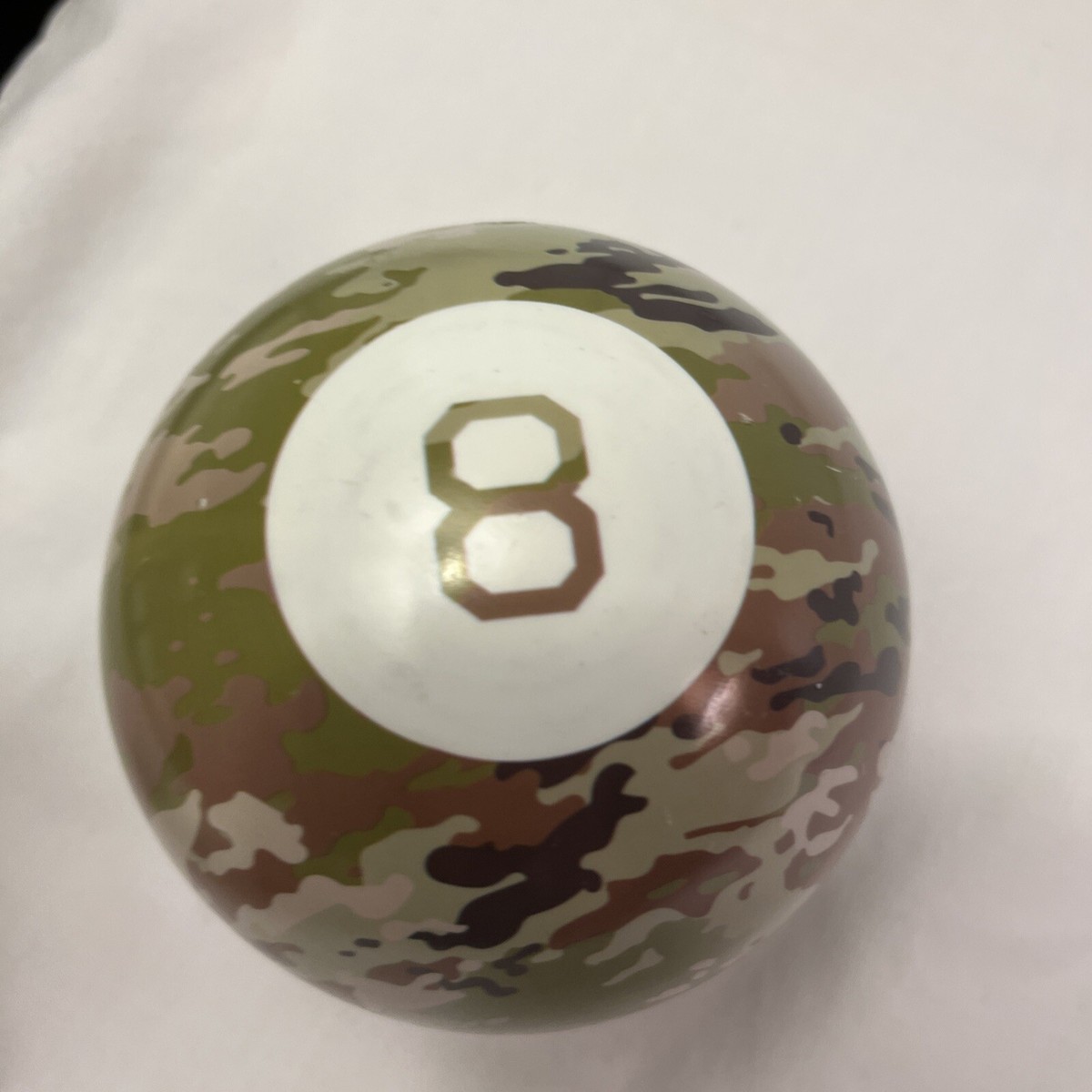 Magic 8 Ball Classic Fortune Telling Toy Camouflage Pattern Mattel