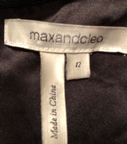 Max & Cleo Natalie One Shoulder wandelbares Cocktailkleid schwarz Größe 12 - Bild 2 von 7