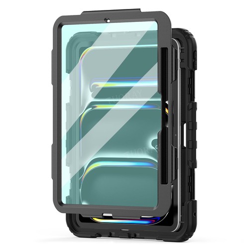 Für iPad 5/6/7/8/9/10 Gen Air 4 5 6 Pro 11 13 Hybrid Outdoor Tasche Gurt Hülle - Bild 77 von 225