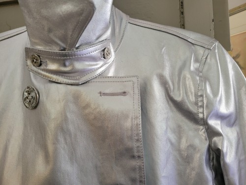 Lauren Ralph Lauren Soiree Fashion Pea Coast Jacket Silver - Picture 14 of 22