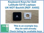 Keyboard Replacement Keys for Dell Latitude 5310 Laptops UK Layout NOT Backlit