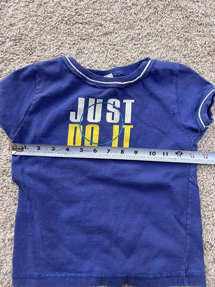 Vintage Teen/ Kids Girls 90’s Nike T Shirt Tee Made In MEXICO Y2k Just Do It - Image 3 of 4