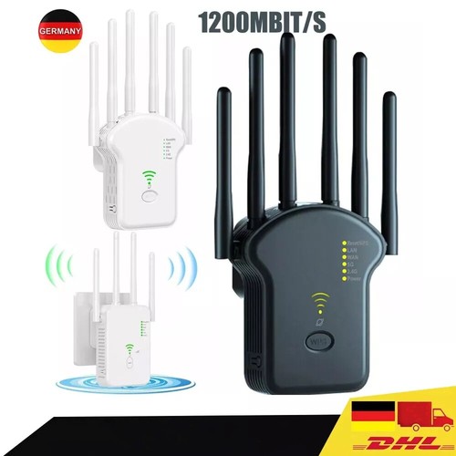 WLAN 1200Mbps Repeater Router Range Wifi Signal Verstärker Access Point Booster