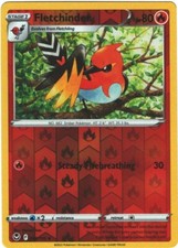 Fletchinder 28/195 Silver Tempest Reverse Holo Uncommon Pokémon TCG
