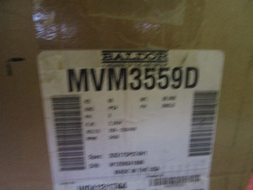 BALDOR Motor MVM3559D 3 Phase 208-230/46 VOLT 3450 RPM 60 Hz D90LD FRAME - Picture 2 of 19