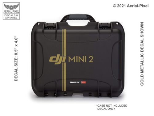 DJI Mini 2 Drohne Koffer Aufkleber für Nanuk Pelican GoProfessional GPC & mehr - Bild 5 von 21