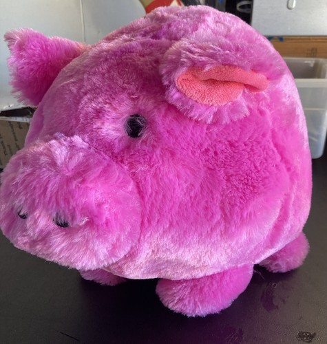 FAB NY Purple Piggy Bank Plush 14" Jumbo Soft oversized Money Holder - Picture 4 of 5