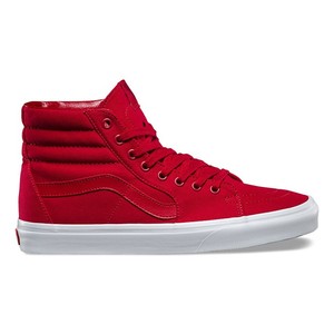 VANS SK8 Hi MONO CANVAS PEPERONCINO ROSSO Vero Bianco Scarpe Da Ginnastica VANS SK8 Hi MONO CANVAS PEPERONCINO ROSSO Vero Bianco Scarpe Da Ginnastica