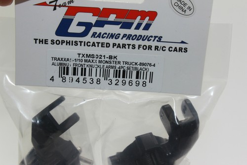 GPM TXM S021 BK schwarz Knuckle Arms Achsschenkel 1:10 MAXX  TRX 89076 NEU OVP  - Bild 2 von 6