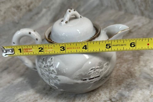 Kutani Tea Set Pagoda Village Hand Painted Eggshell Porcelain Japan VTG *Choice* - Picture 47 of 67